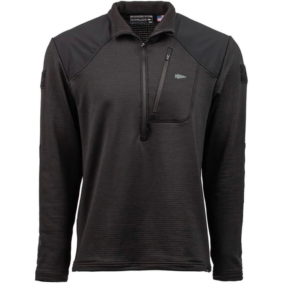 GORUCK - MEN’S FLEECE-LINED POLARTEC ® HALF ZIP JACKET - LARGE